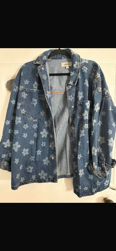 Denim jacket shirt with - jacket,