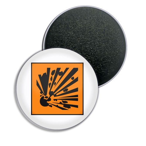 Explosives fridge magnet - fridge,