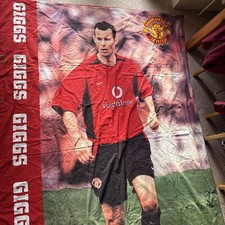 Ryan Giggs Duvet Cover And Pillow Case Vintage Manchester United 2002