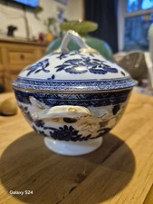 Coalport soup bowl with lid - bowl,