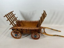 Handcrafted Wooden Cart Model W Williams Ross-on-Wye Collectable Showpiece