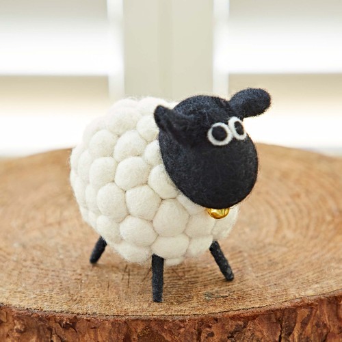 Felt sheep ornament - sheep,