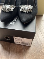 Dune Women’s Black Suede