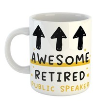 Novelty Mug Awesome Retired