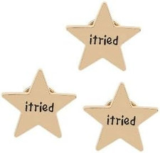 3Pcs I Tried Stars Enamel Pin