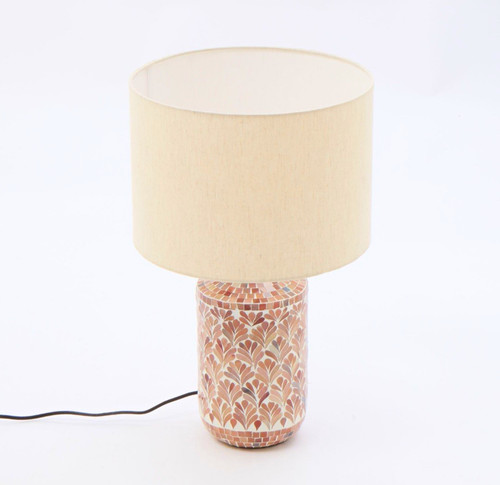 Contemporary beige brown table - contemporary,