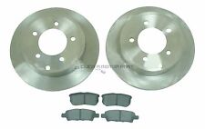 REAR 2 BRAKE DISCS & PADS