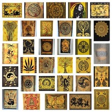 Yellow Tie Dye Wall Hanging