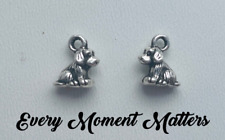 20 x Tibetan Silver DOG CHARM