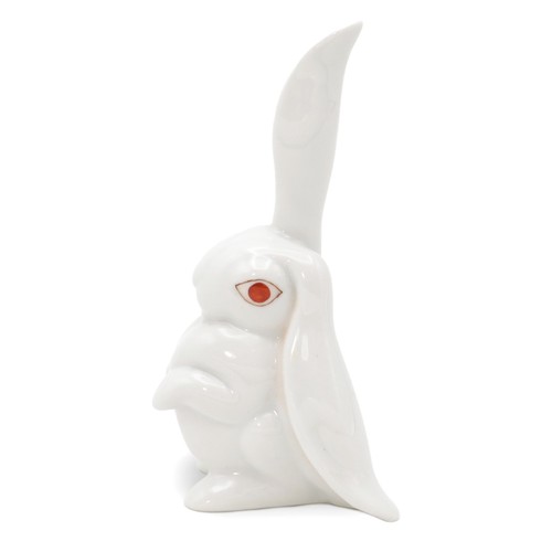 Herend figurines white rabbit - white,