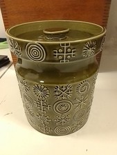 Portmeirion Green Totem Storage Jar