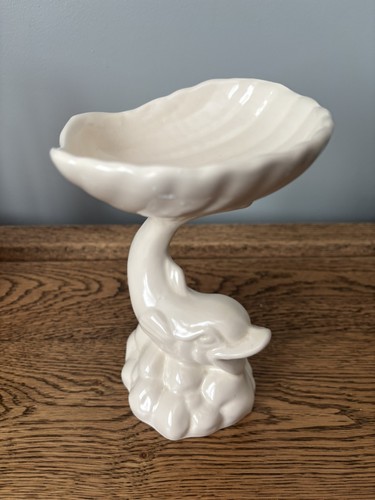 Vintage pottery fish - fish, dolphin