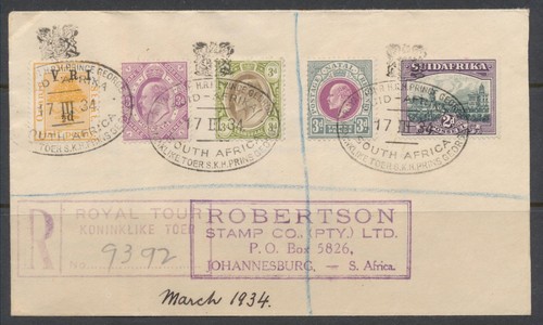 South africa kgv 1934 royal - south,
