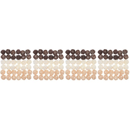 Colorful reusable rattan balls - colorful,