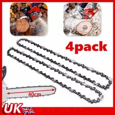 12 Inch 4 Pack  Chainsaw Saw Chain Blade Pitch 0.050 Gauge 44E Drive Links 3/8LP