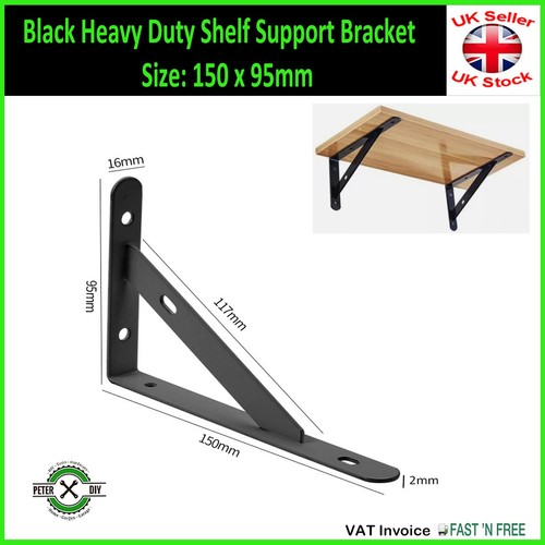 Black heavy duty - black, shelf