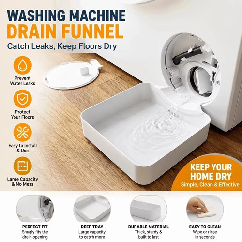 Washing machine drainage tray - washing,