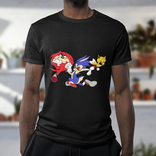 Looney tunes sonic shirt - looney,
