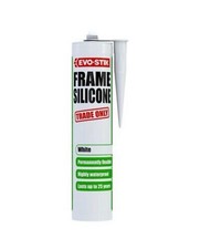Evo-Stik Trade Only Frame Silicone Sealant 280ml In White