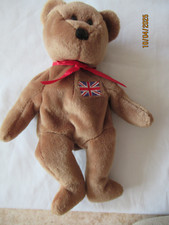 TY BRITANNIA BEANIE BABY 1997.   the heart shaped label is separate.