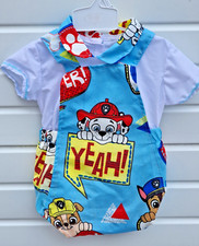 DREAM 0-5 years LIMITED EDITION  BABY BOYS Paw Patrol  romany shirt and romper