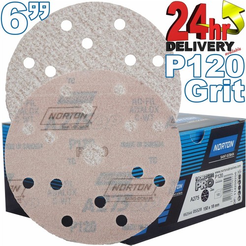Norton pro p120 grit holes - grit,