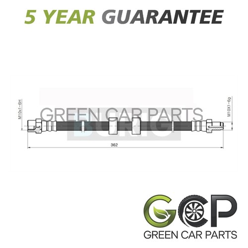 Brake hose front - gcp, fits