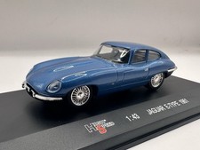 High Speed 1/43 Diecast Blue Jaguar E Type 1961 Model Car In Box