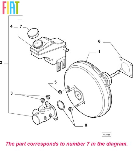 Genuine fiat brake - fiat,