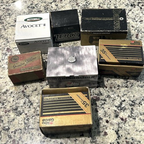 Lot vintage fishing - lot, reel