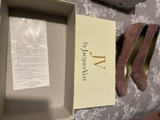 Jacques Vert Dusty Pink Shade Shoes Size 5 Worn Once with Box Size 5.5