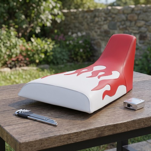 Honda atc 250r seat - cover, for