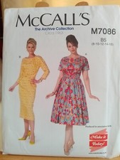 McCalls M7086 Sewing Pattern -
