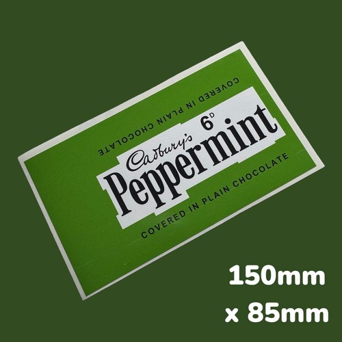 Cadburys peppermint vintage - 6d,