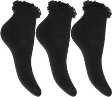 6 Pairs Ladies Girls Frilly