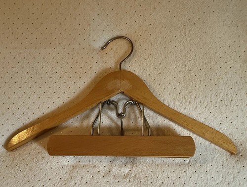 Vintage wooden hanger jacket - hanger, &