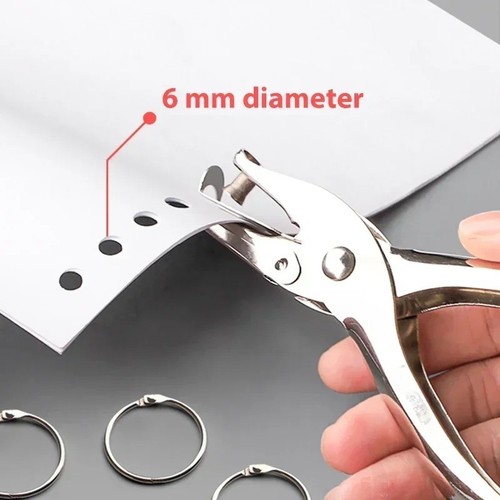 Hole punch metal - hole, one