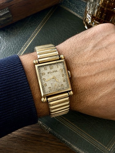 Vintage 1930s bulova 17j art - bulova,
