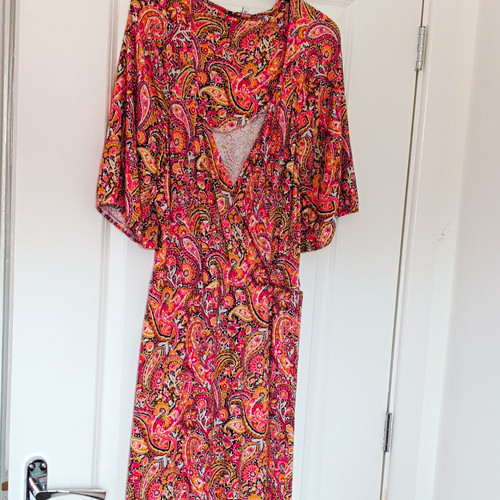 Next pink orange paisley - next,