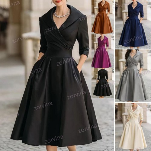 Ladies satin elegant long - ladies,