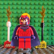 LEGO Marvel Super Heroes Magneto Red Outfit Minifigure sh0031 from set 6866 