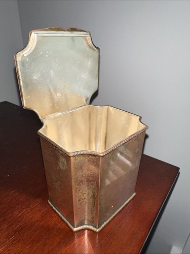 Antique copper crescent - antique, tea