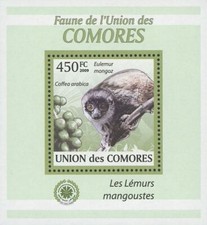 Mongoose lemur stamp coffe - mongoose,