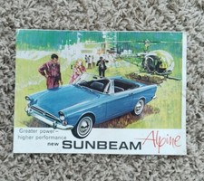  Sunbeam Alpine 1725 c.c. Series V sports car brochure 