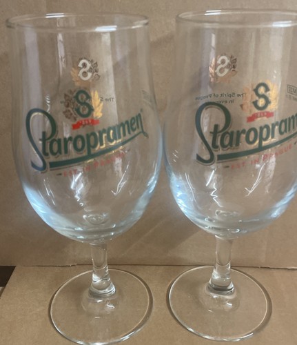 Staropramen pint chalice - staropramen,
