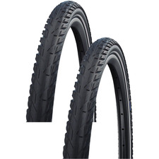 Pack of 2 Schwalbe Silento Tire 700 x 35 Clincher Wire Black KGuard SBC