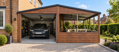 Metal garage 6m x - (6m,