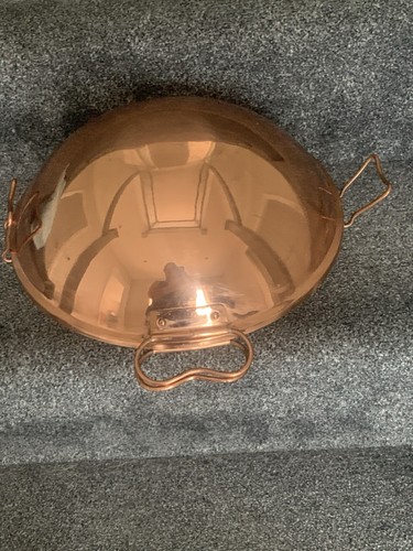 Copper cataplaner wok style - wok,