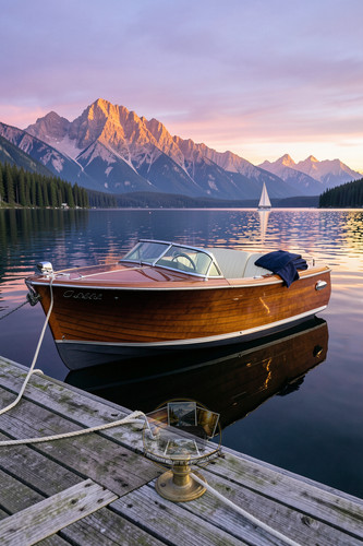 Mahogany chris craft runabout - mahogany, chris-craft