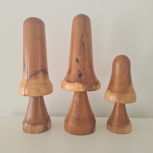 Hand turned wooden mushroom - hand-turned,